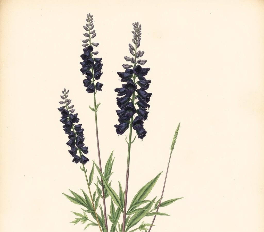 Penstemon 'Raven' (Bird Series)