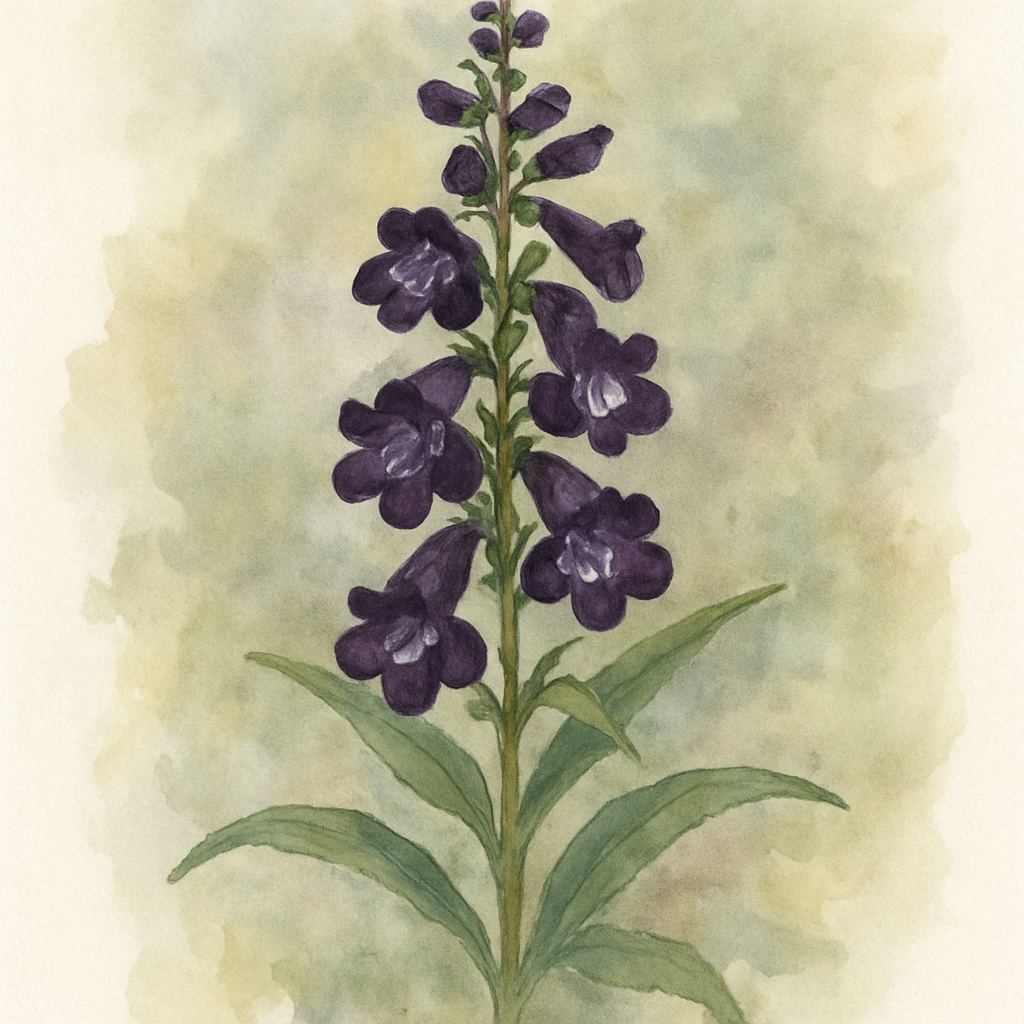 Penstemon 'Raven' (Bird Series)
