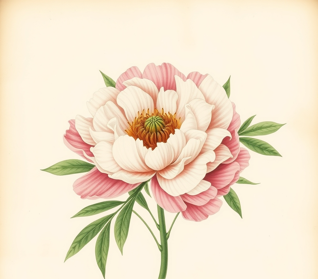 Peony lollipop