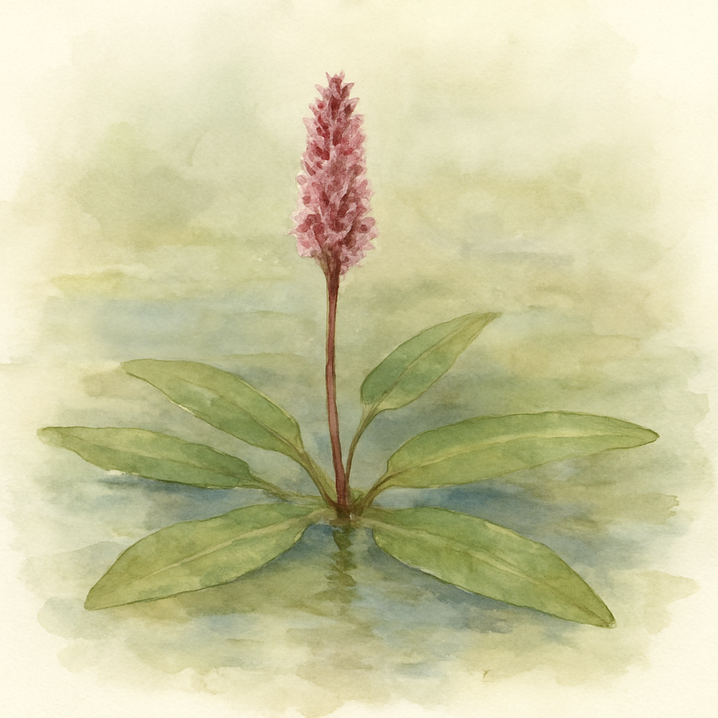 Persicaria amphibia (amphibious bistort)