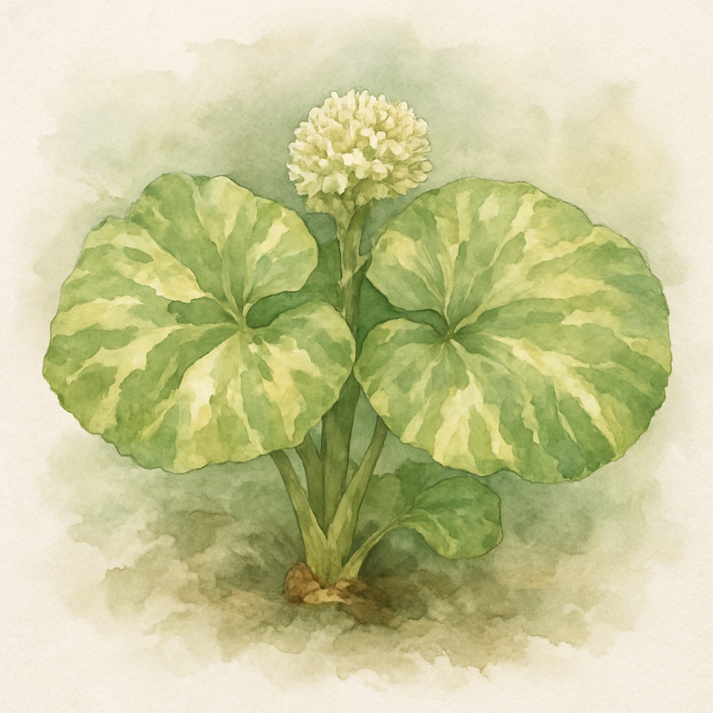 Petasites japonicus var. giganteus ‘Nishiki-buki’