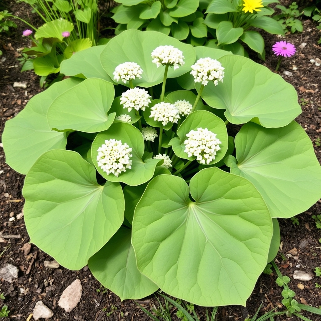 Petasites japonicus var. giganteus