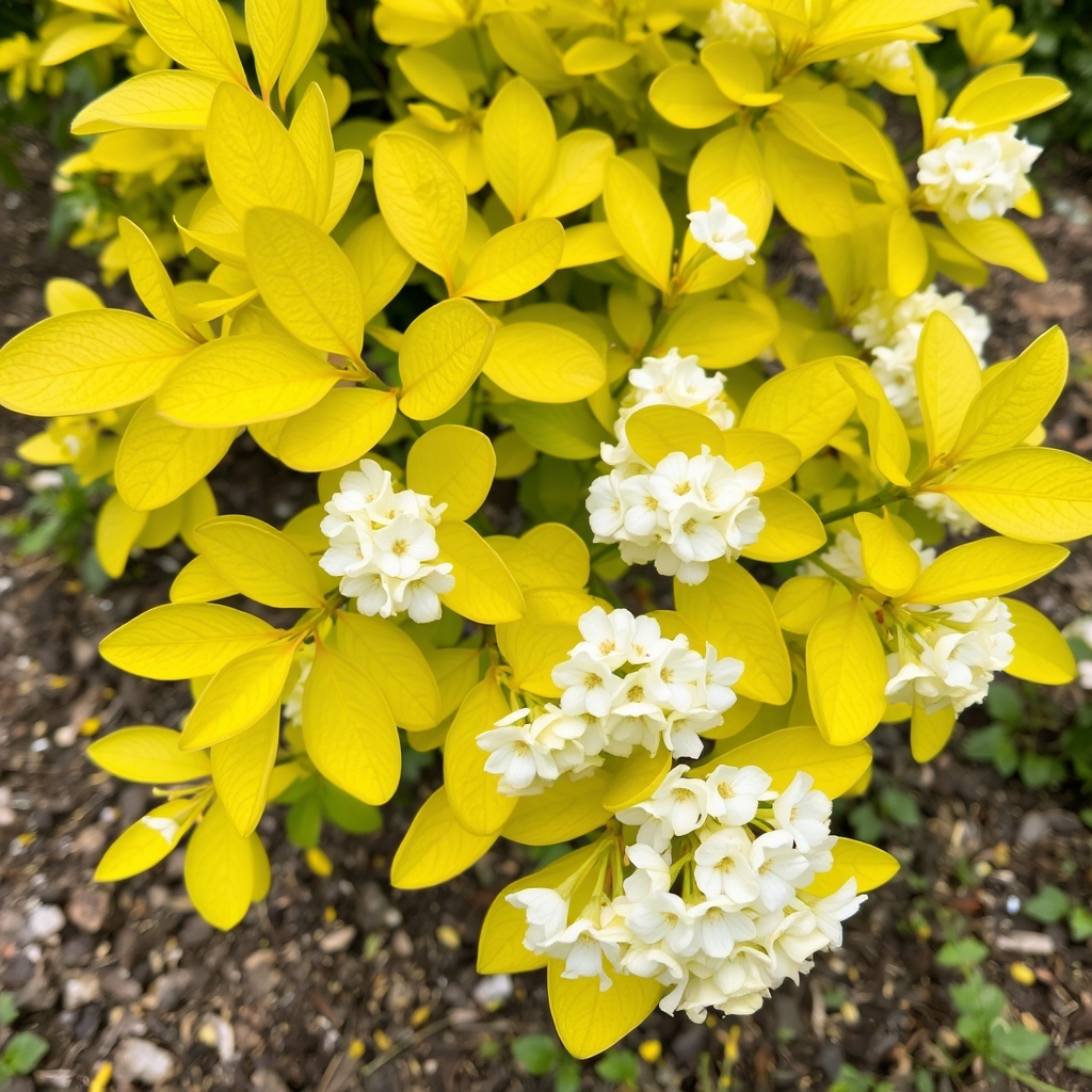 Philadelphus coronarius Aureus