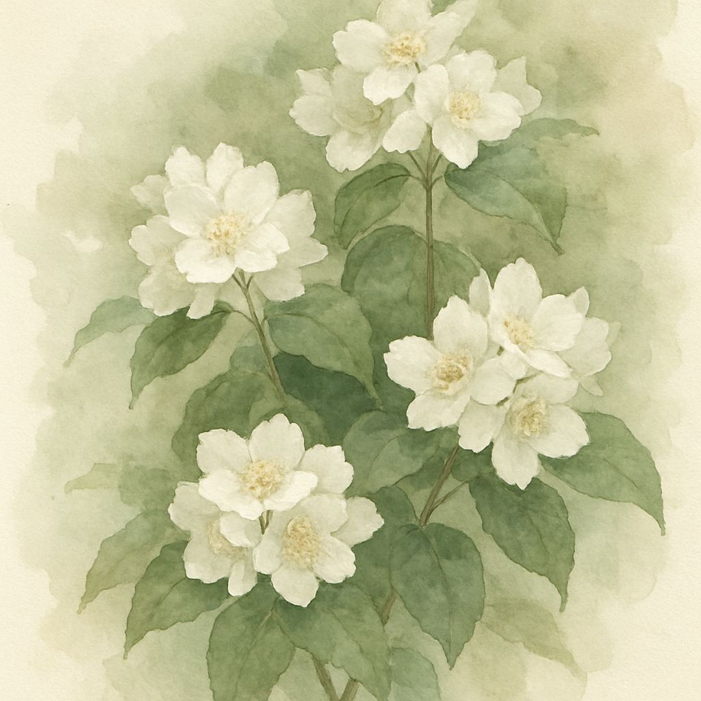 Philadelphus 'Virginal' Shrub