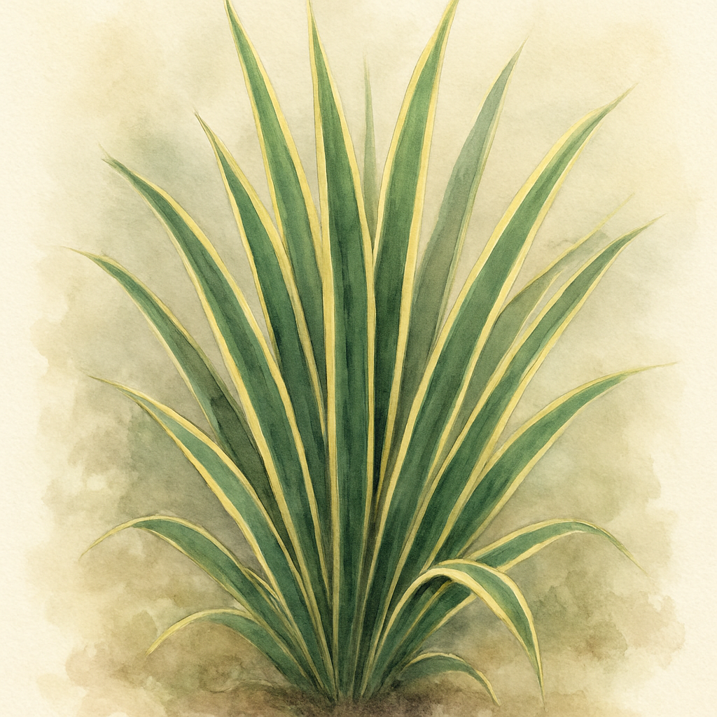 Phormium tenax ‘Variegatum’