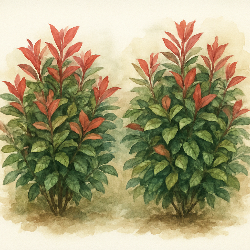 Large Photinia Pair