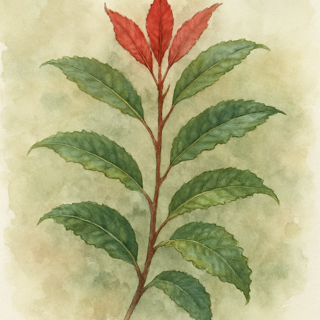 Photinia serratifolia ‘Crunchy’