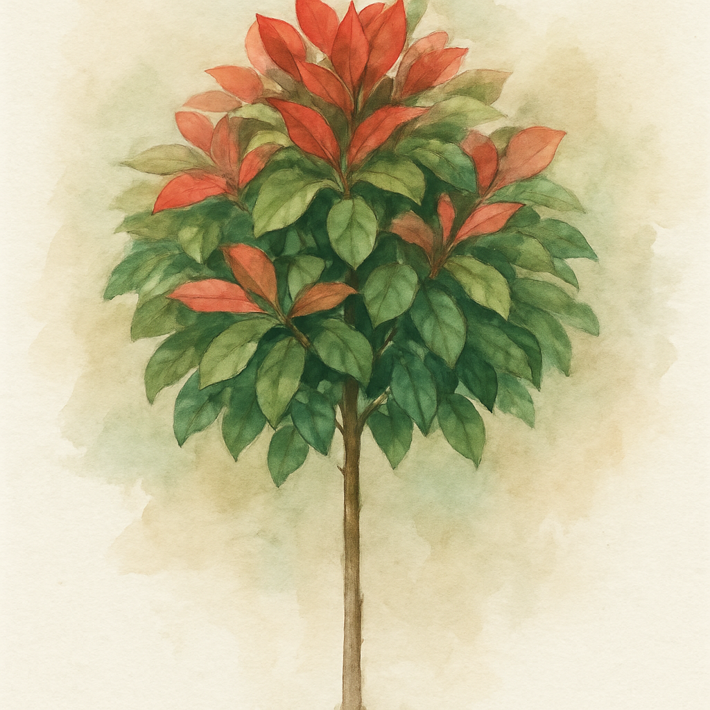 Photinia × fraseri 'Red Robin' (standard)