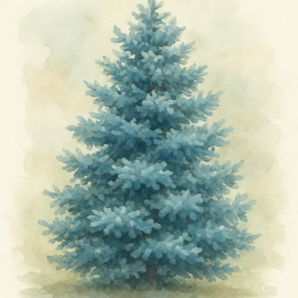 Picea pungens 'Fat Albert' Tree