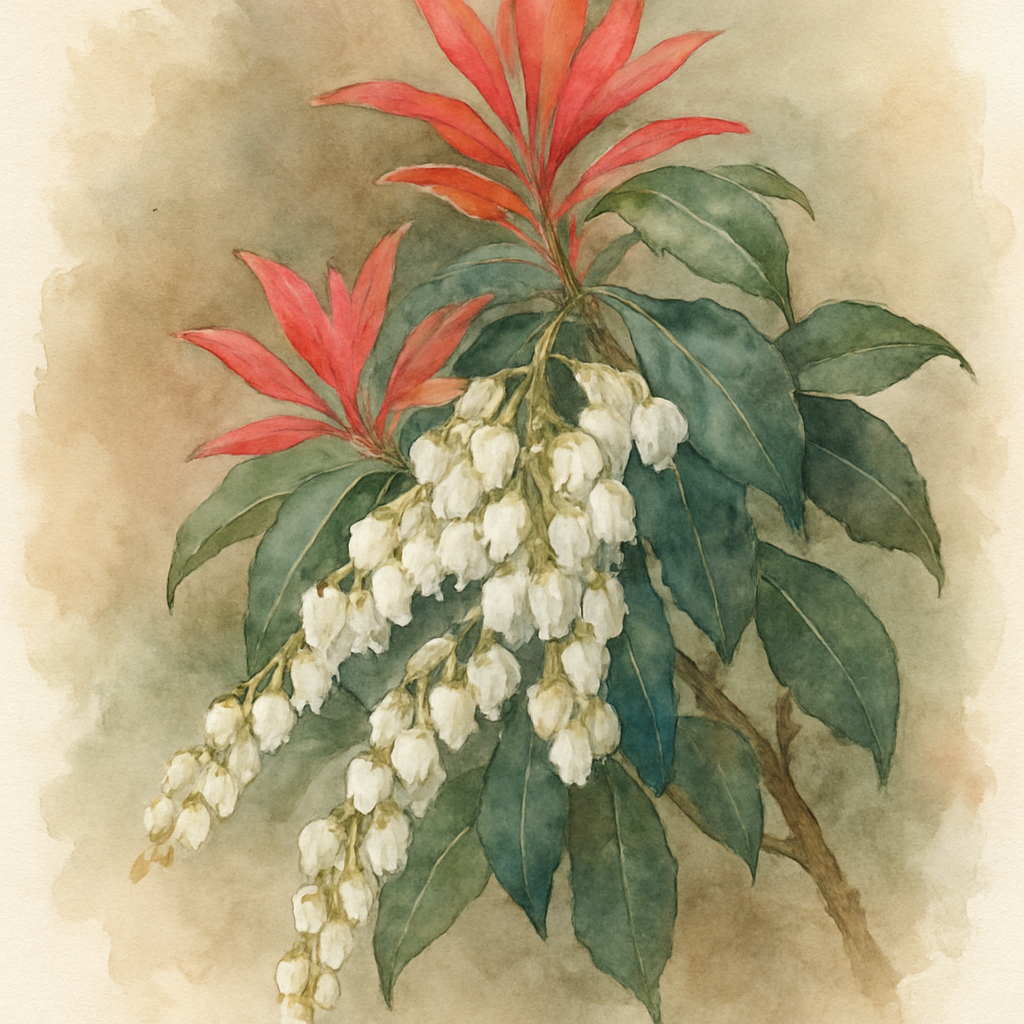 Pieris japonica Red Mill