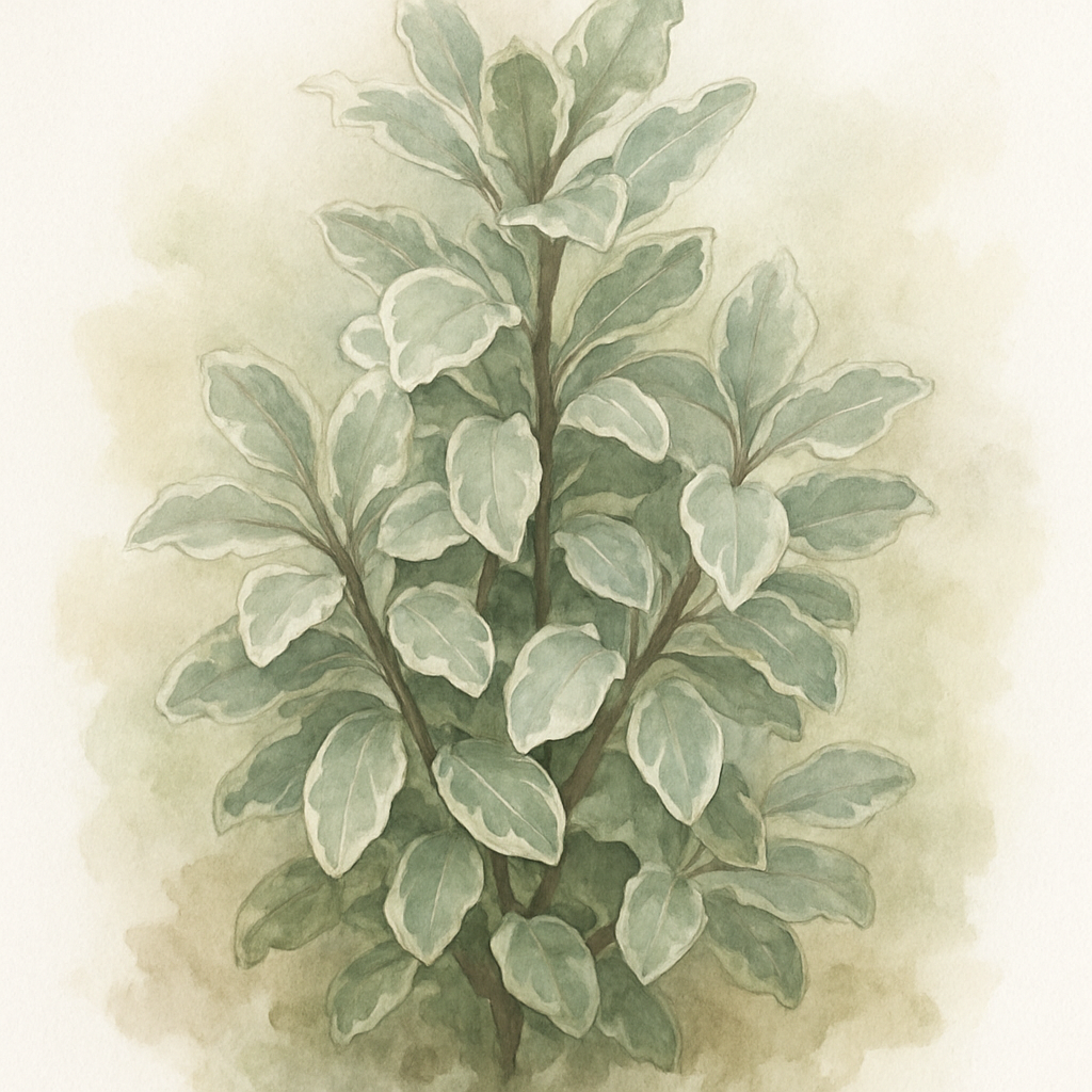 Pittosporum 'Silver Queen' Shrub
