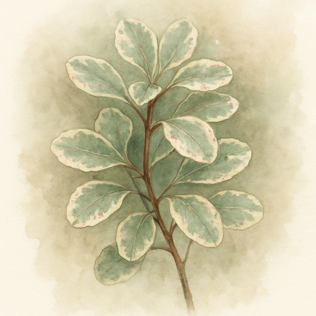 Pittosporum tenuifolium Garnettii Pittosporum