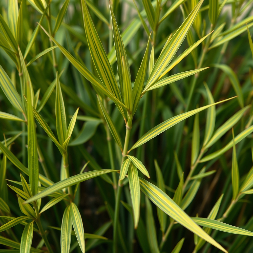 Pleioblastus viridistriatus