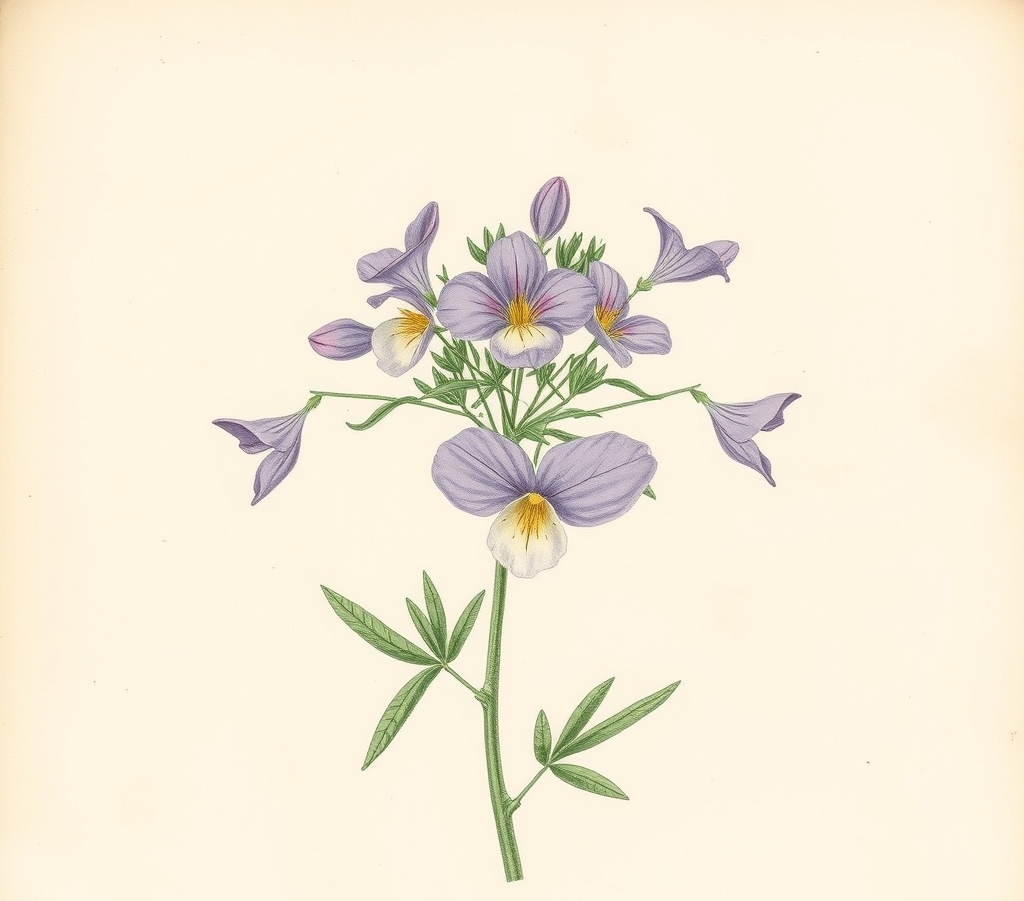 Polemonium 'Violet Heart'