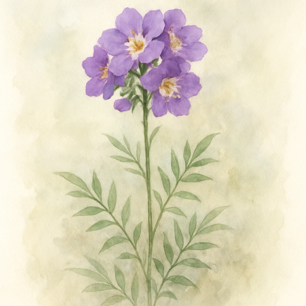 Polemonium 'Violet Heart'