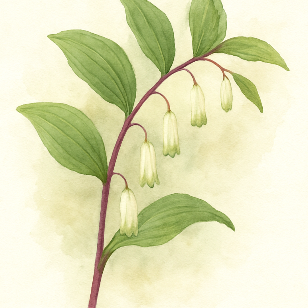 Polygonatum odoratum ‘Red Stem’