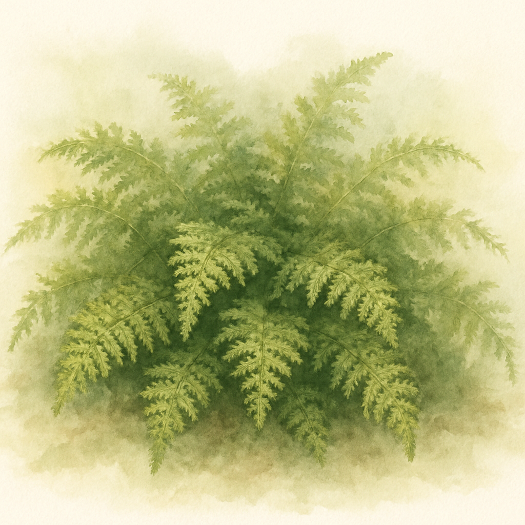 Polystichum setiferum Plumosomultilobum Group (syn. Plumosum Densum)