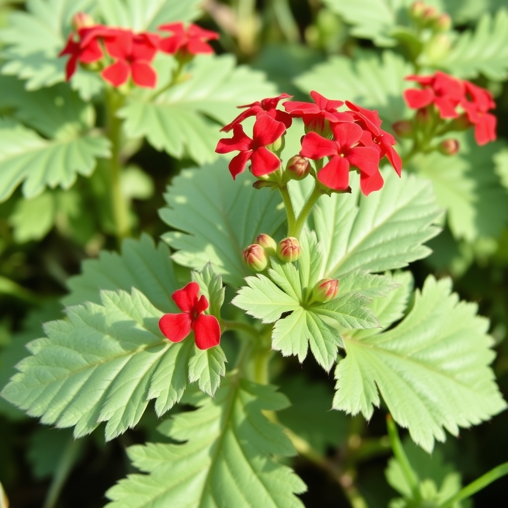 Potentilla atrosanguinea 'Red' Hardy Perennial Plant