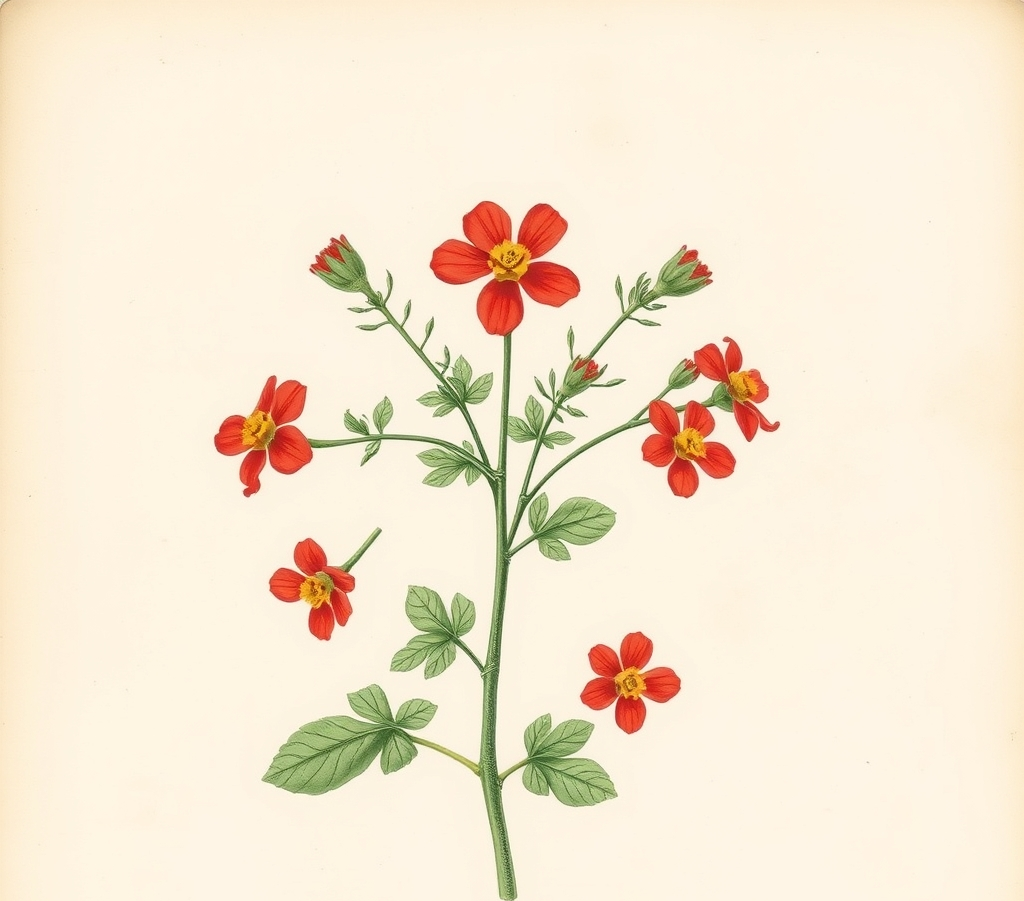 Potentilla atrosanguinea 'Scarlet Starlet'