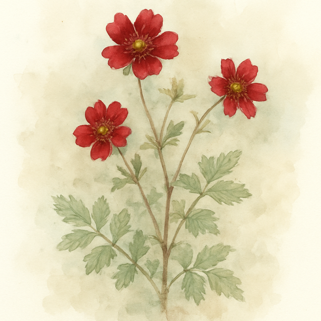 Potentilla atrosanguinea 'Scarlet Starlet'