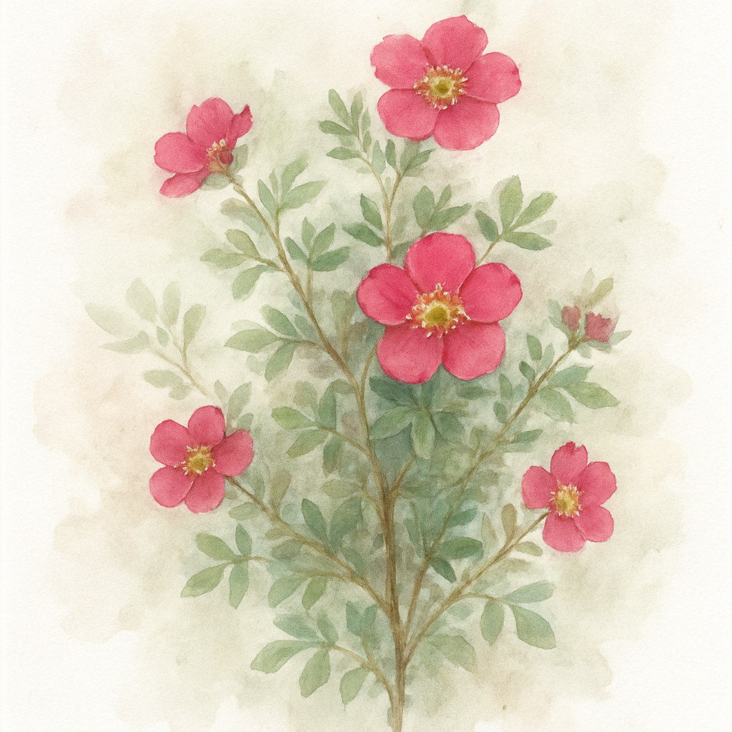 Potentilla fruticosa Bellissima