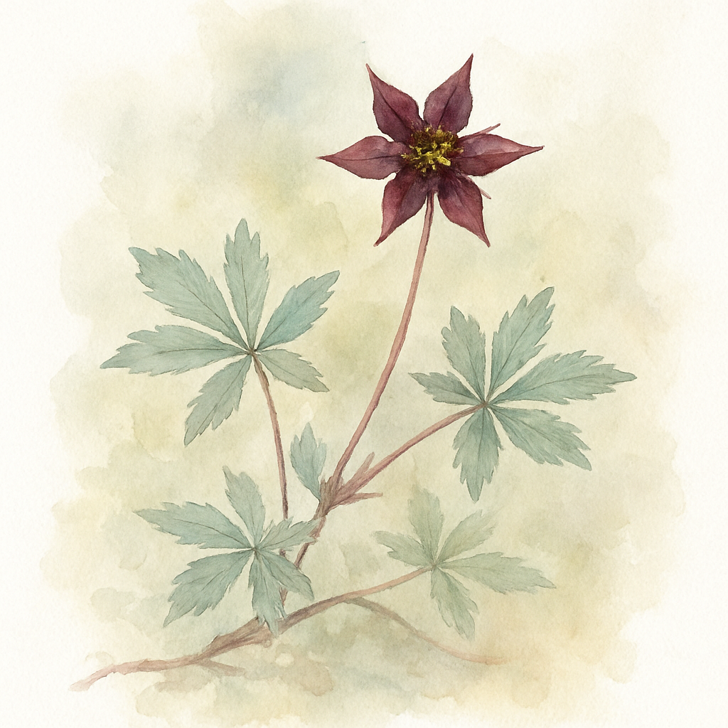 Potentilla palustris (Marsh cinquefoil)