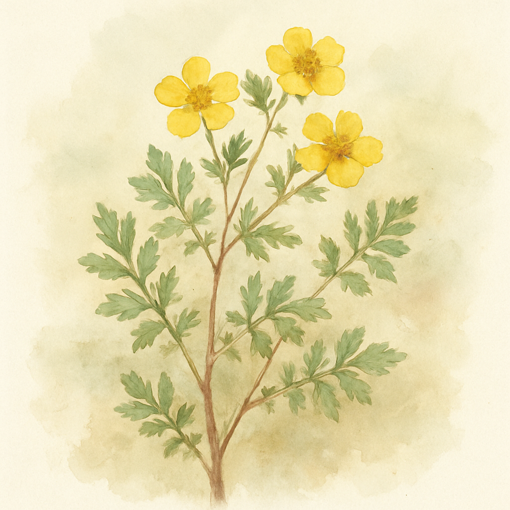 Potentilla x tonguei