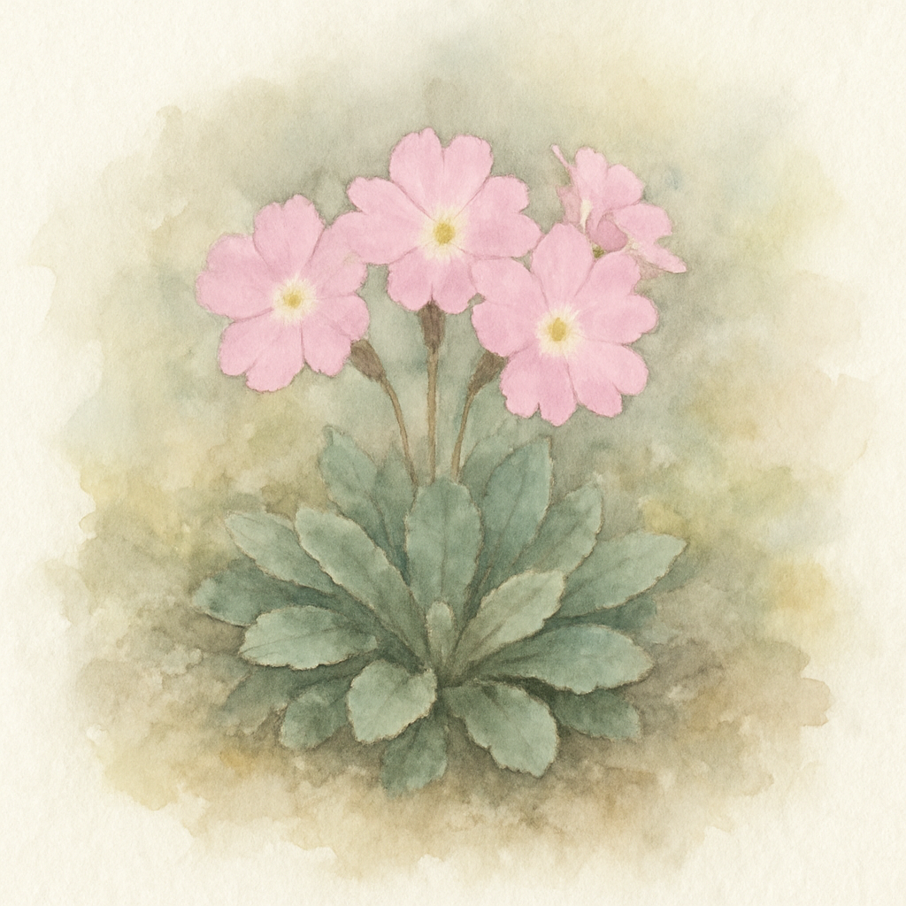 Primula allionii 'Rachel Kinnen'