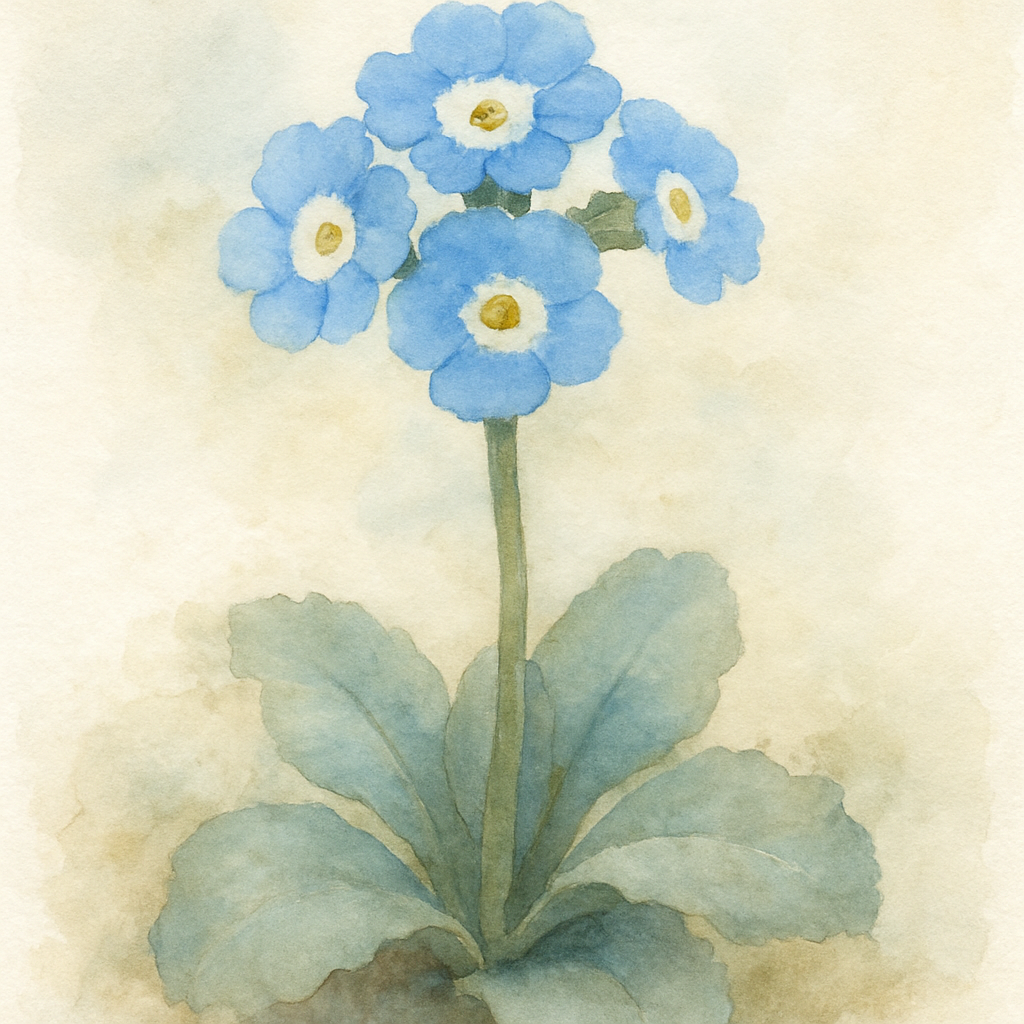 Primula auricula ‘Eden Blue star’