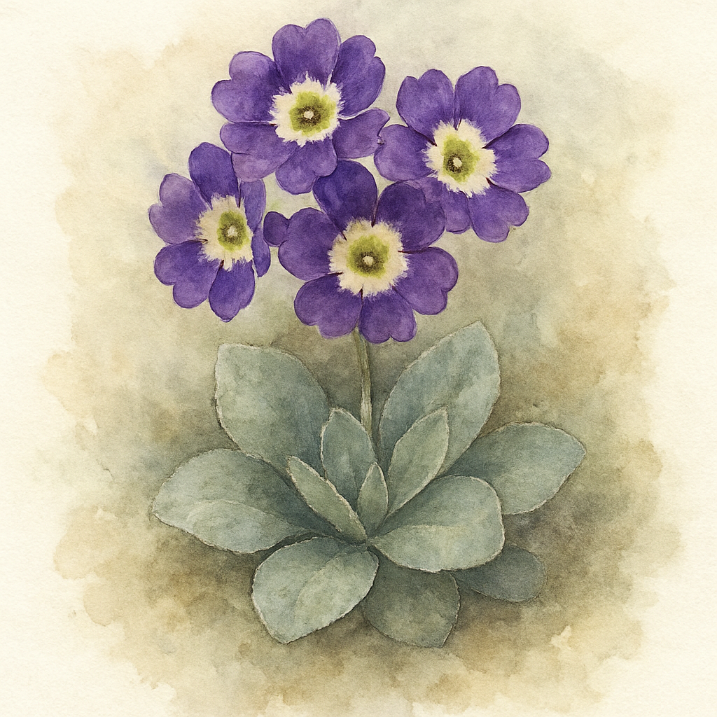 Primula auricula ‘Forest Star’