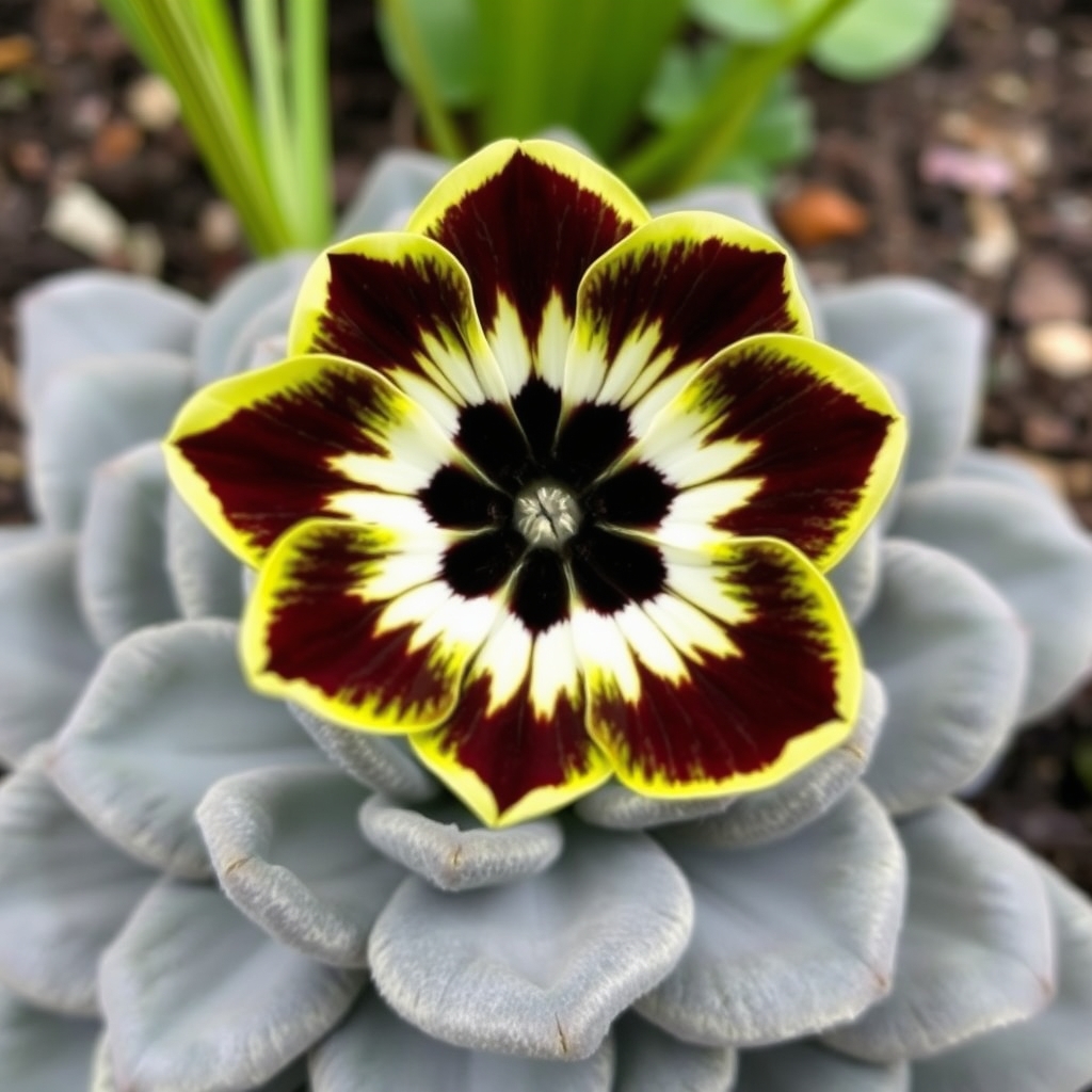 Primula auricula ‘Frank Jennings’