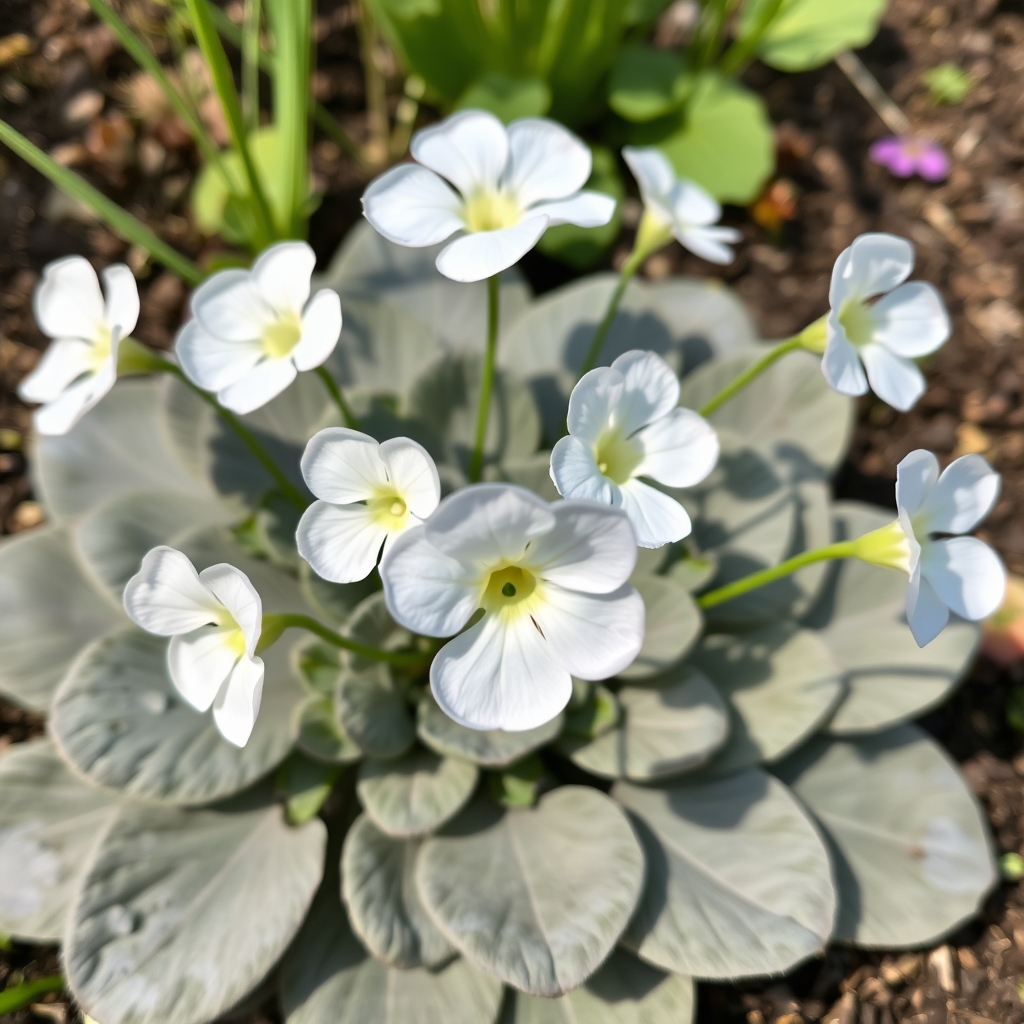 Primula auricula ‘Ice Cap’