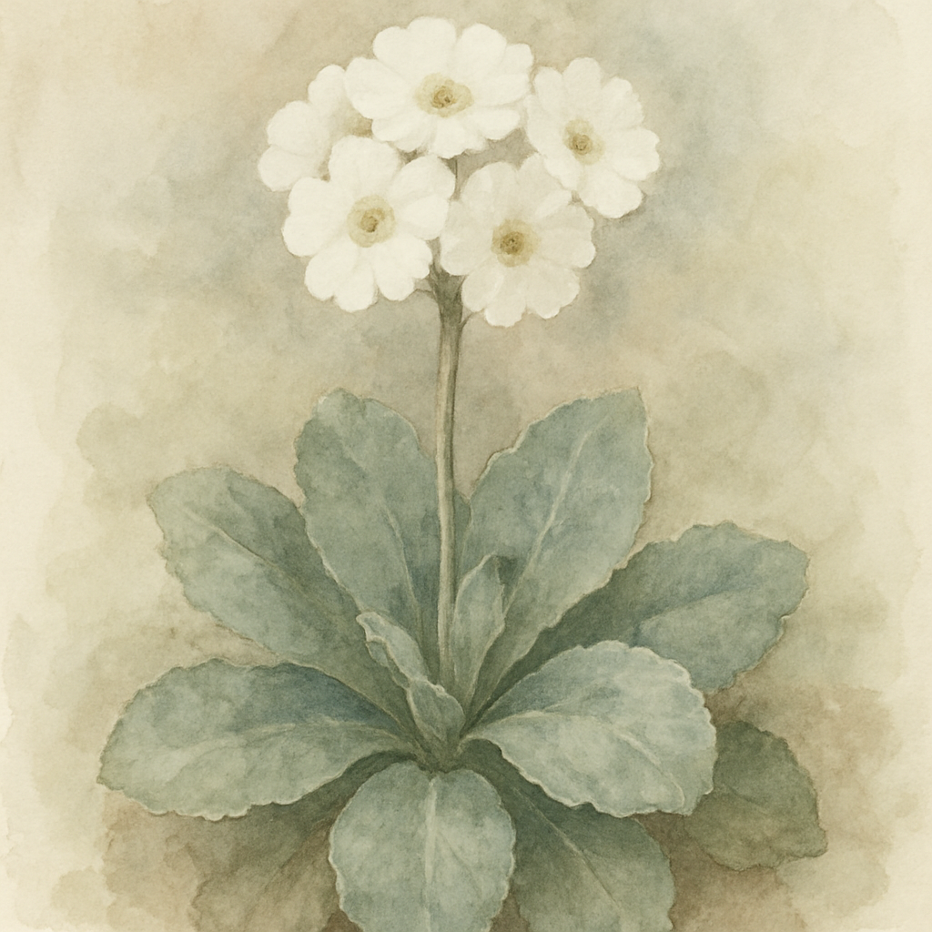 Primula auricula ‘Ice Cap’