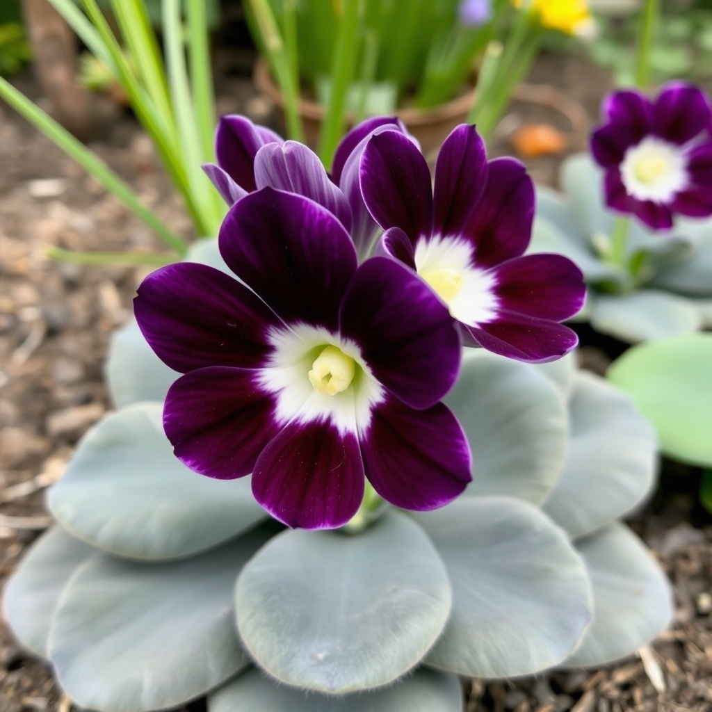 Primula auricula ‘Impeccable’