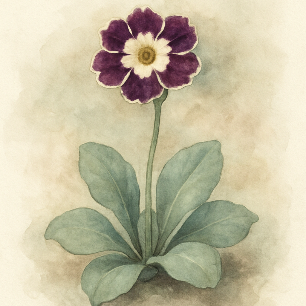 Primula auricula ‘Julie Nuttall’
