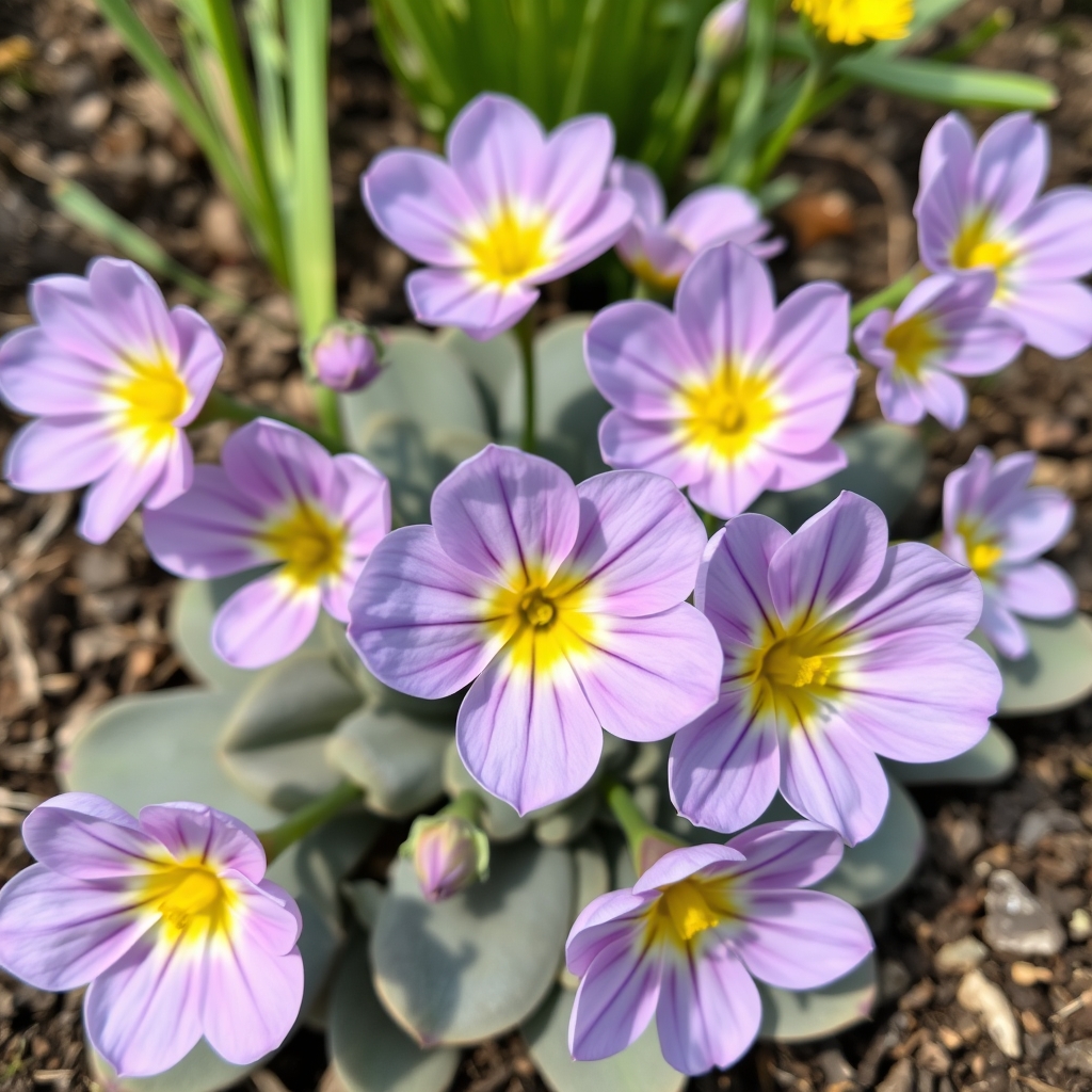 Primula auricula ‘Lilac Domino’