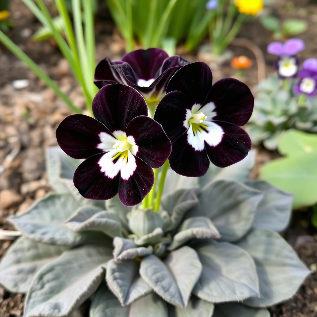 Primula auricula ‘Night Nurse’