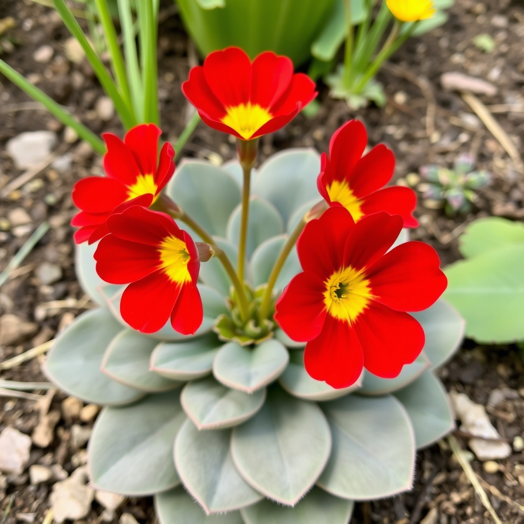 Primula auricula ‘Vesuvius’
