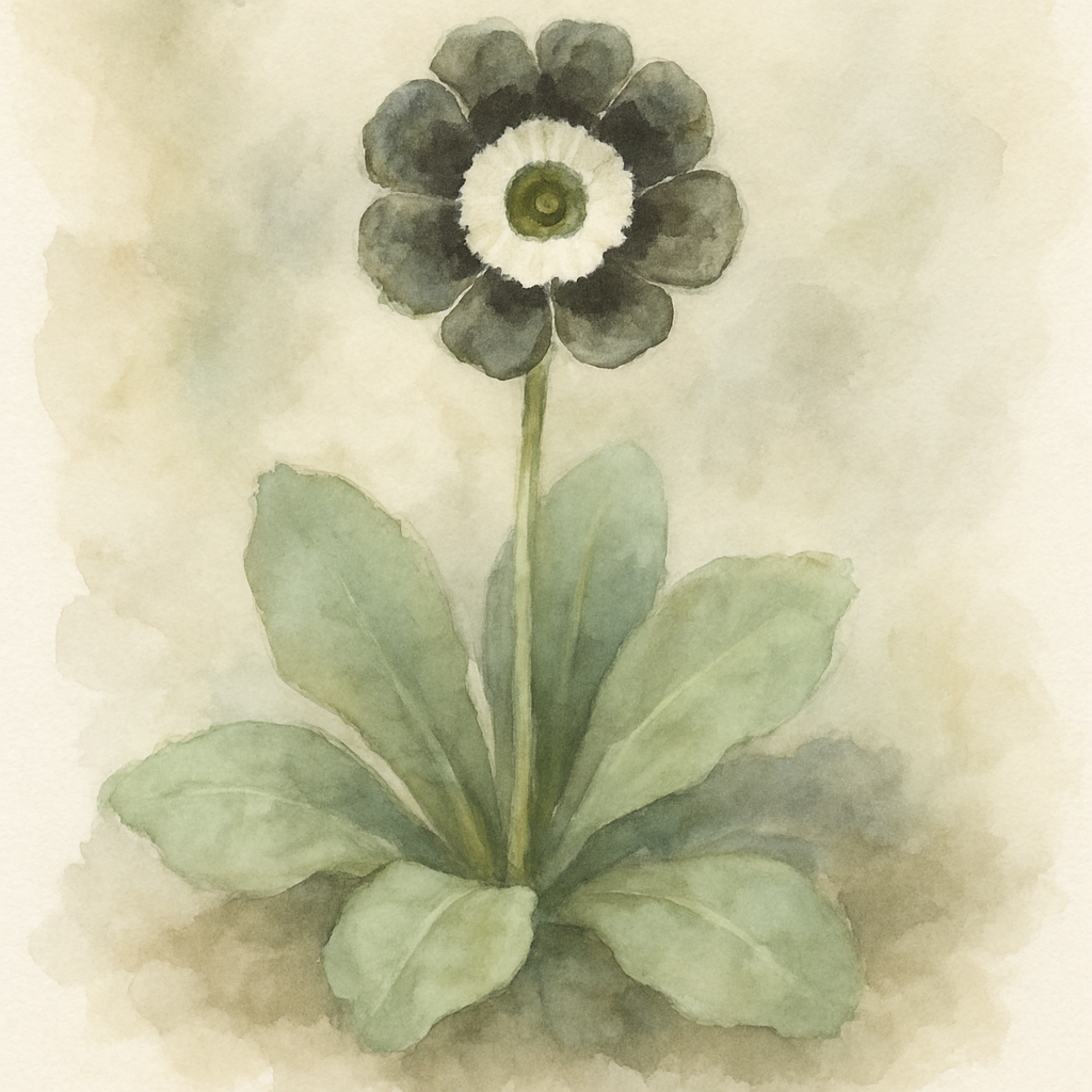 Primula auricula 'Albert Bailey'