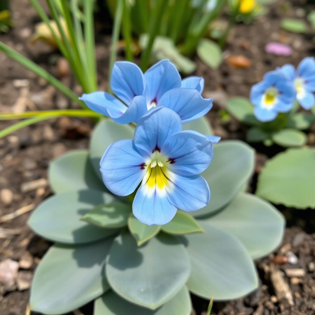 PRIMULA auricula Blue Yodeller