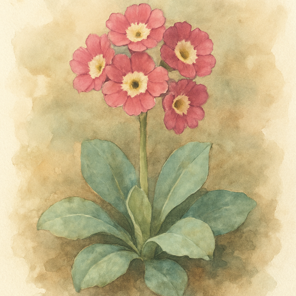 Primula auricula 'Crimple'