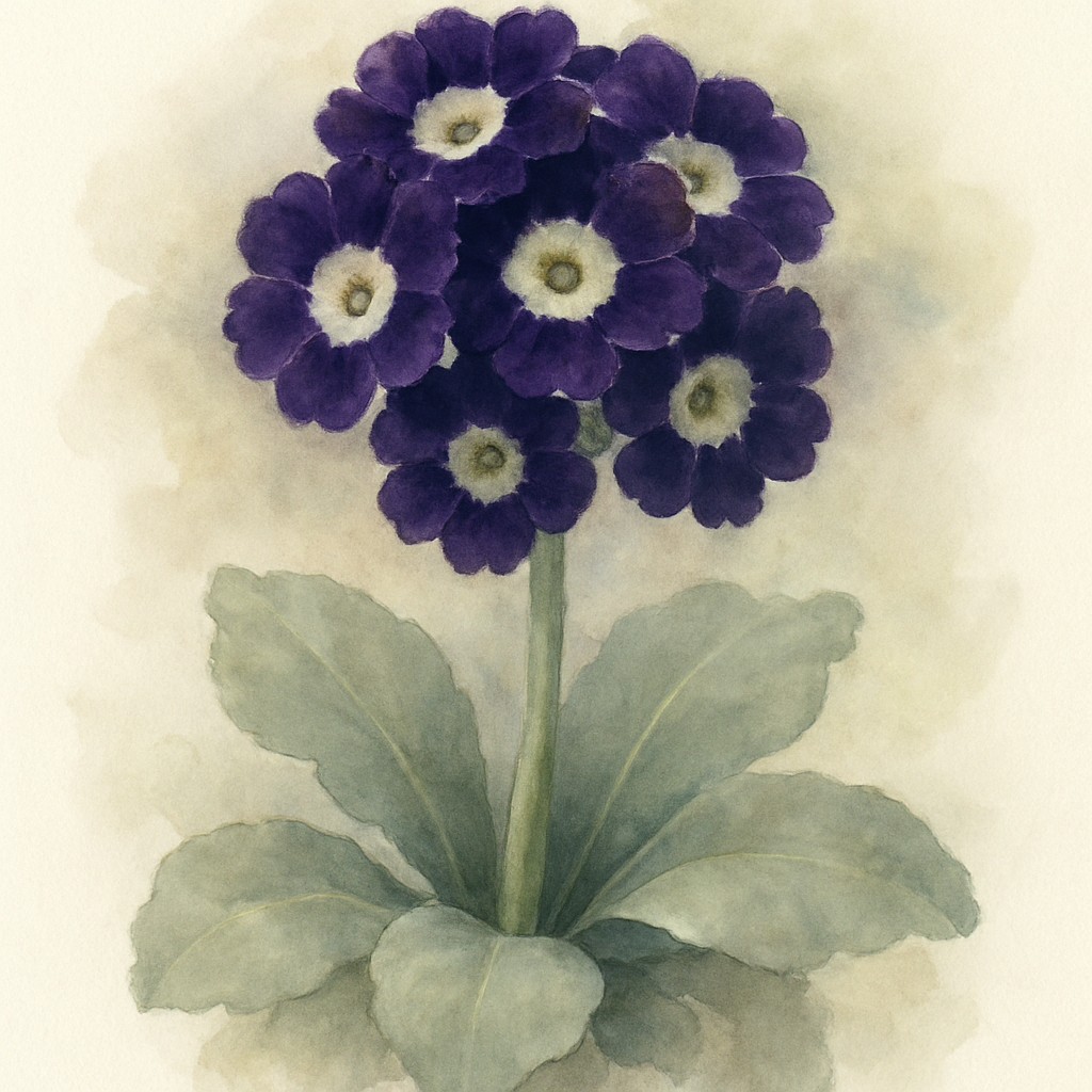 Primula auricula Indigo violet