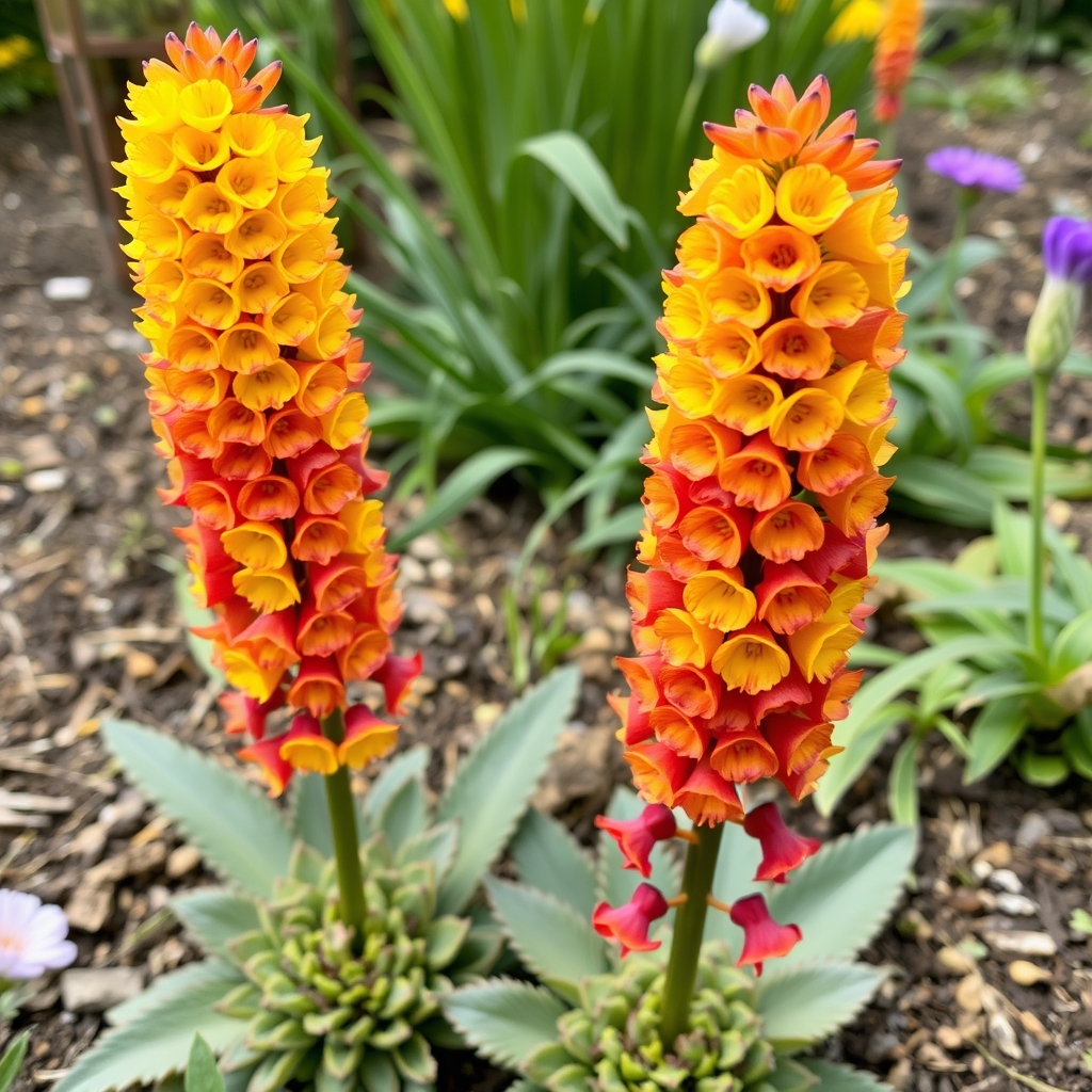 Primula bulleesiana hybrids
