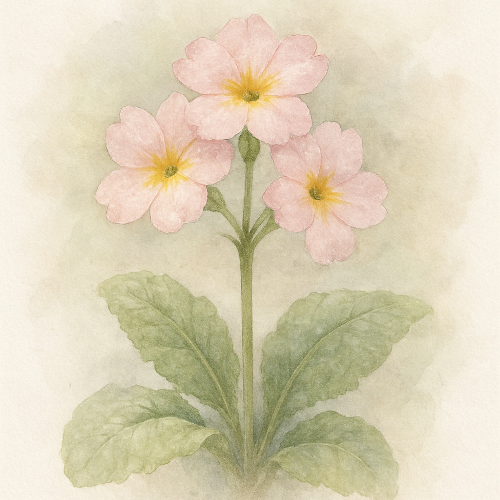 Primula Candlelight Rose