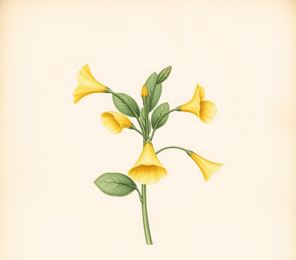 Primula cockburniana Yellow Form