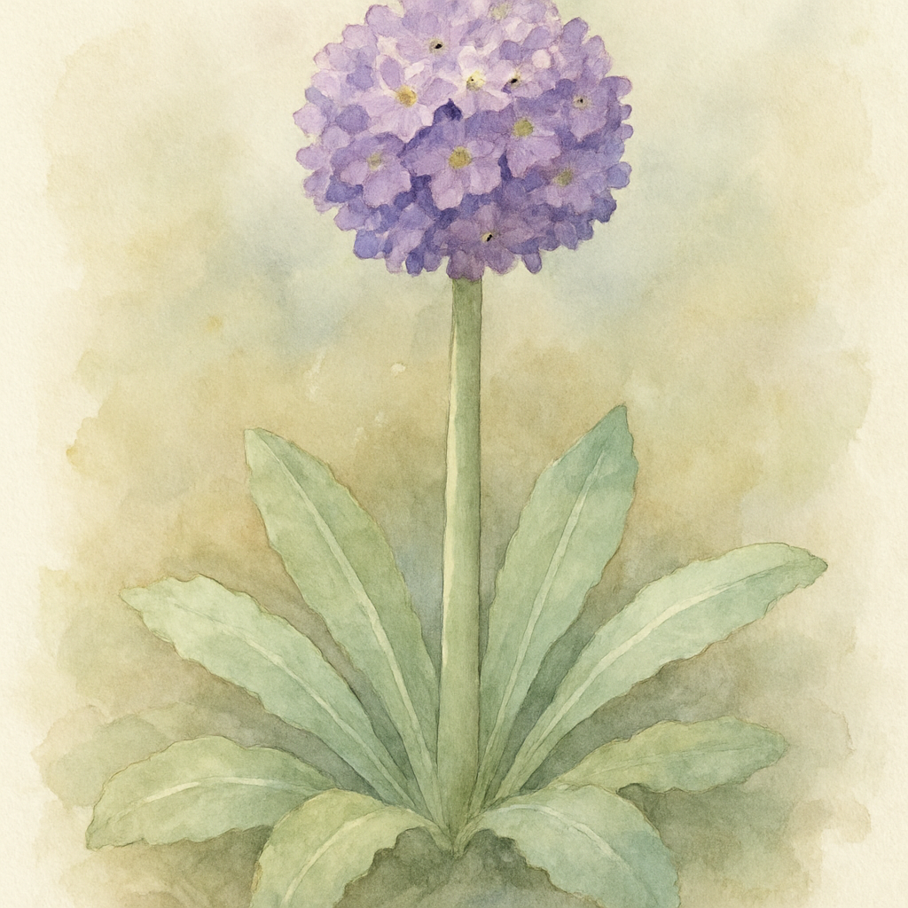 Primula denticulata (Drumstick primula)