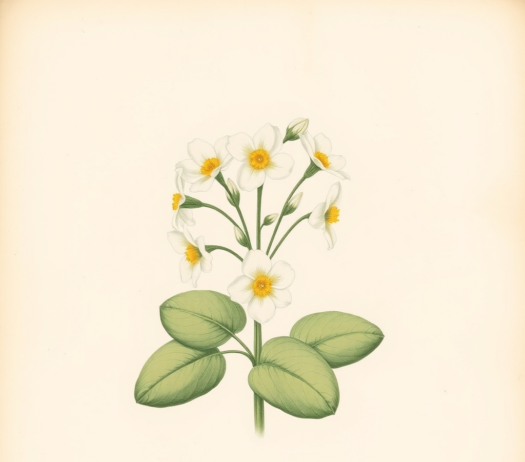 Primula marginata Alba
