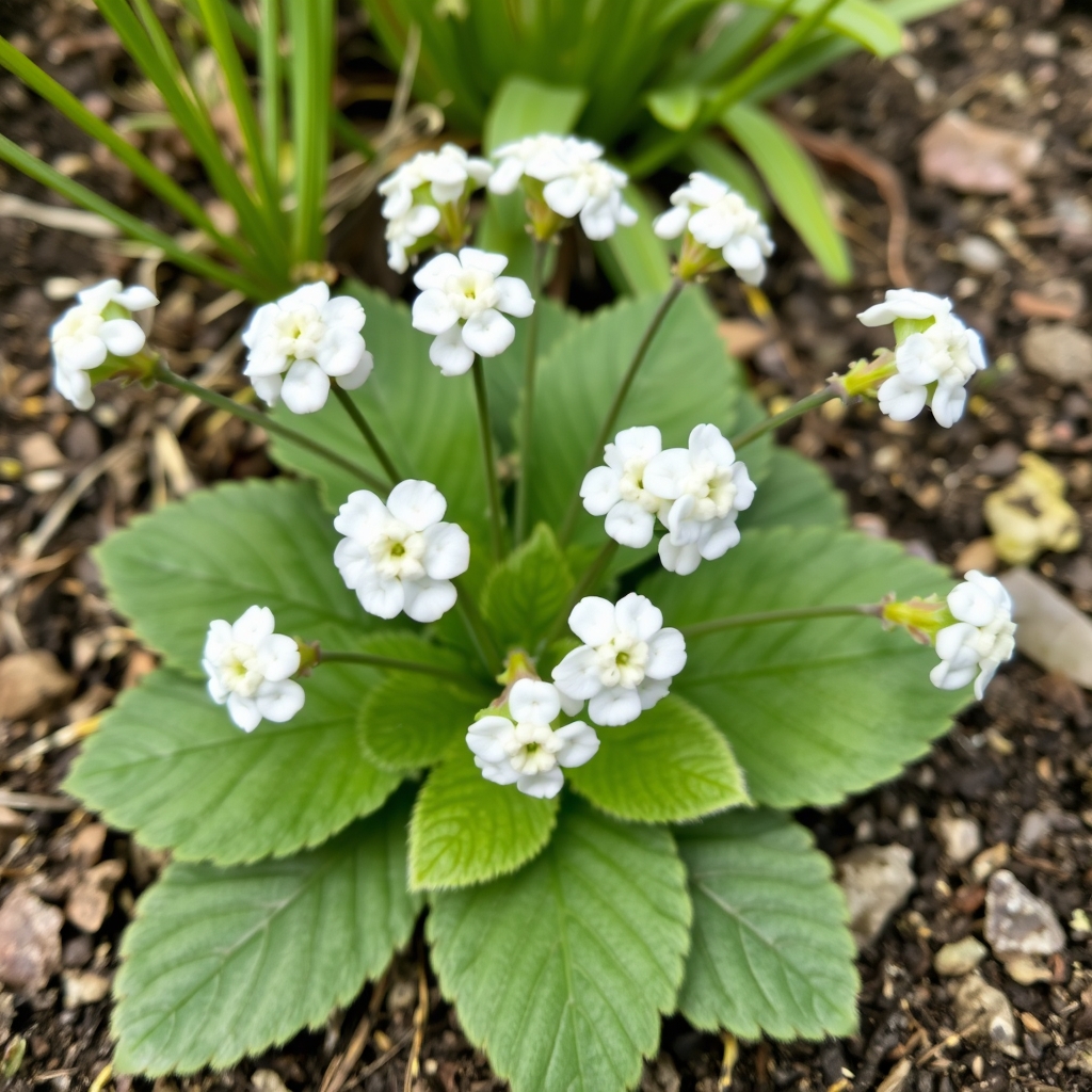 Primula sieboldii White Buttons