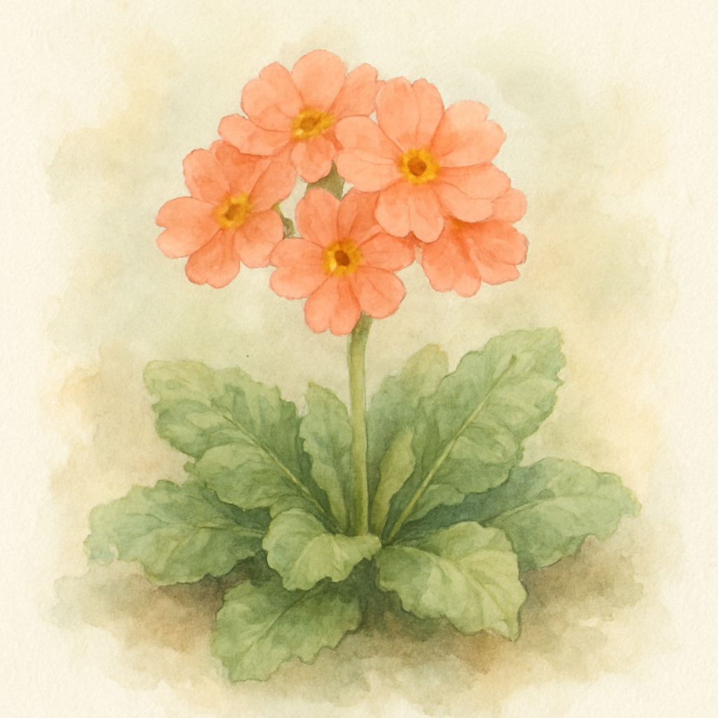 Primula 'Touch Me Pastel Coral'