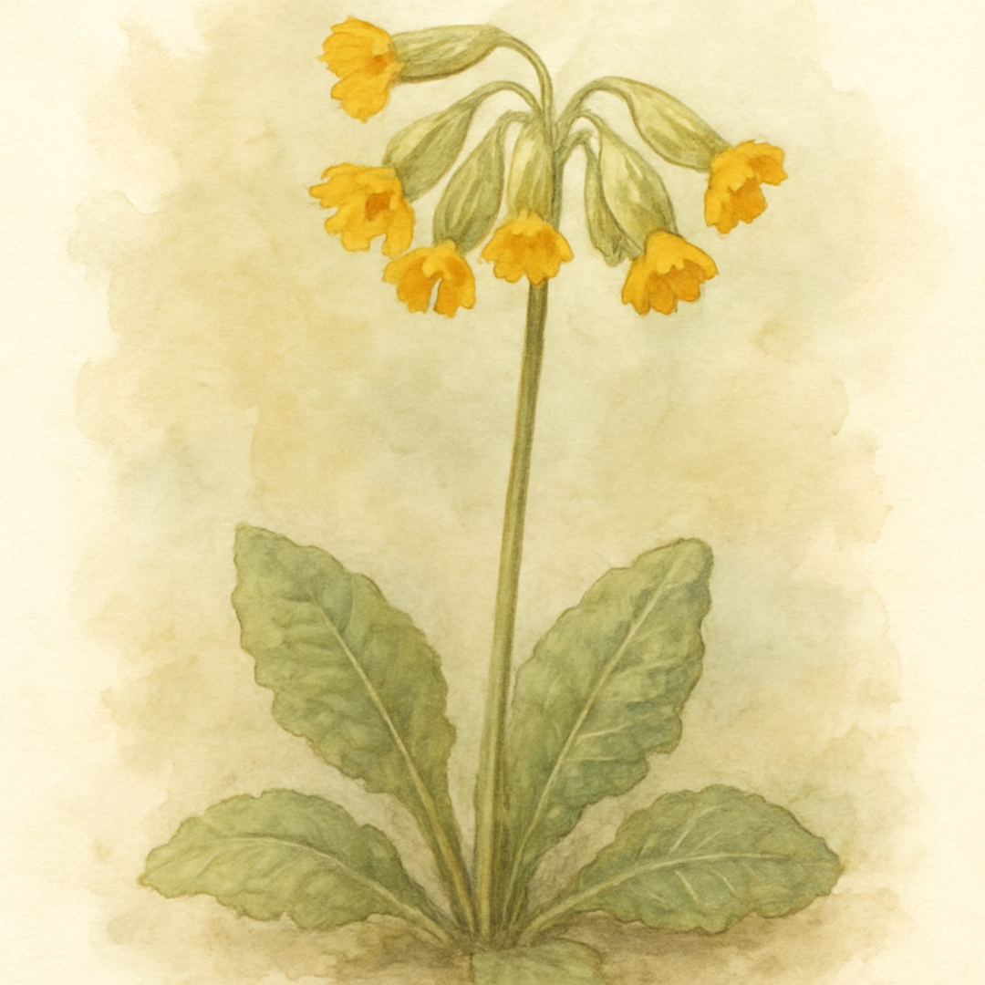 Primula veris Orange Red with Yellow